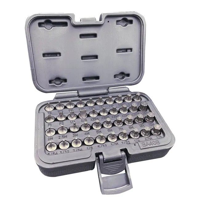 40 PIECE 1/4" DRIVE STUBBY DRIVER SET
