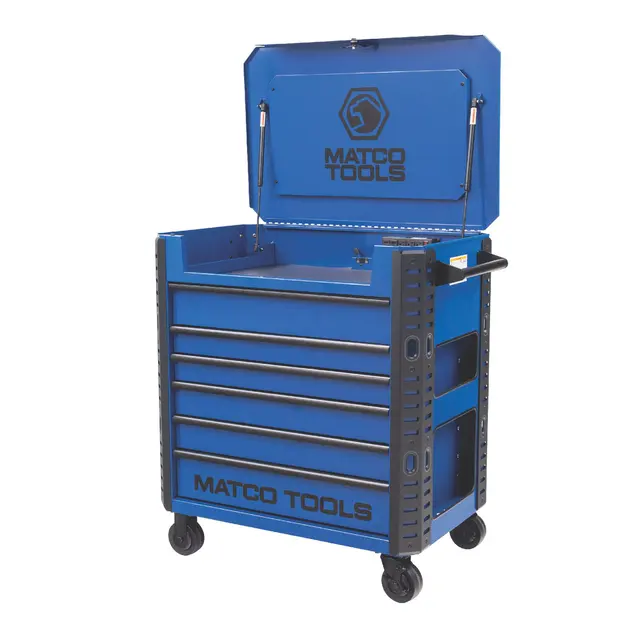 38" X 24" MSCX X-SERIES TOOL CART (SAPPHIRE BLUE/BLACK)