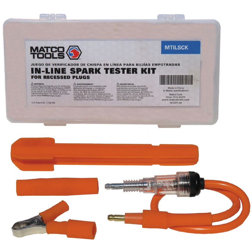INLINE SPARK CHECKER KIT FOR RECESSED PLUGS MTILSCK Matco Tools