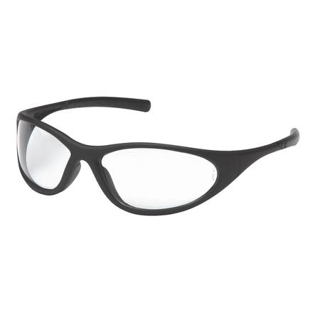 ZONE II SAFETY GLASSES BLACK FRAME WITH CLEAR LENSES