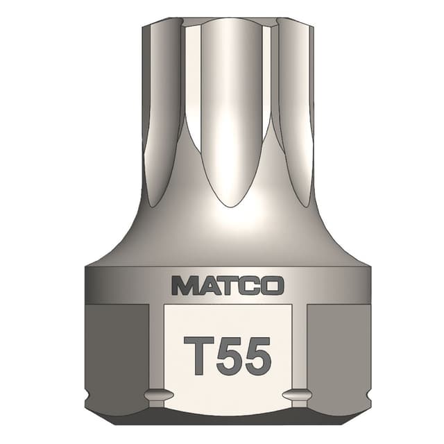 3/8" AND 17MM DUAL DRIVE OPTI-GRIP STAR BIT T55