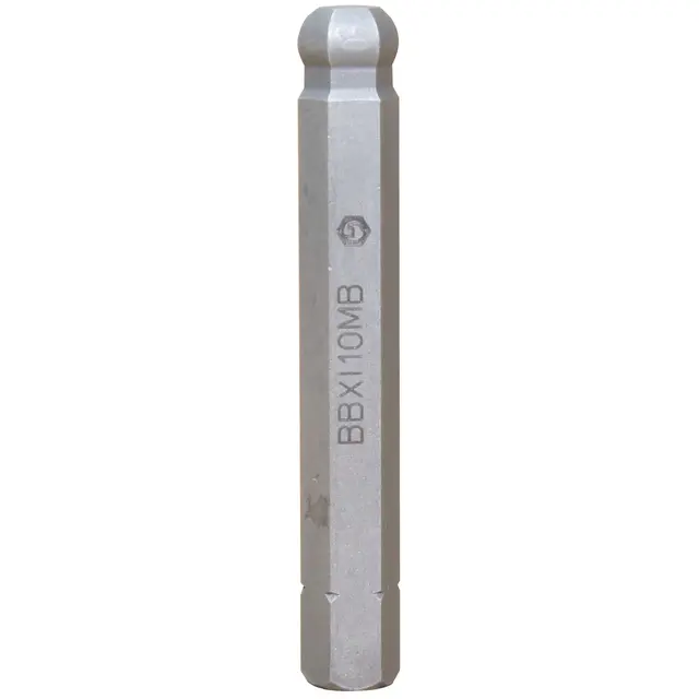 3/8" DRIVE 10MM METRIC MID-LENGTH BALL HEX REPLACEMENT BIT