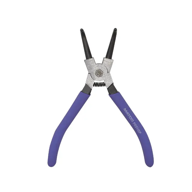 7" INTERNAL SNAP RING PLIERS BENT NOSE 0.050" - PURPLE