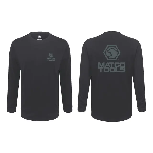 LONG SLEEVE SHADOW GRAY TEE - 3XL
