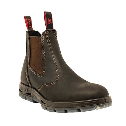 REDBACK CLARET BROWN SLIP ON BOOTS SIZE 12