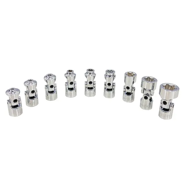 9 PIECE 1/4" DRIVE INVERTED TORX® STUBBY UNIVERSAL SOCKET SET