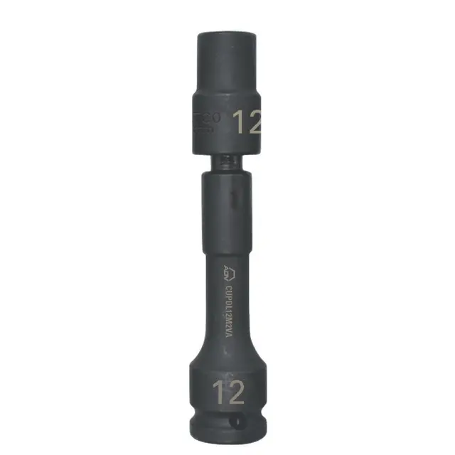 1/2" DRIVE 12MM 12 POINT PINLESS UNIVERSAL DRIVE LINE IMPACT SOCKET