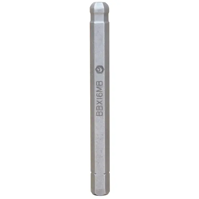 3/8" DRIVE 6MM METRIC MID-LENGTH BALL HEX REPLACEMENT BIT