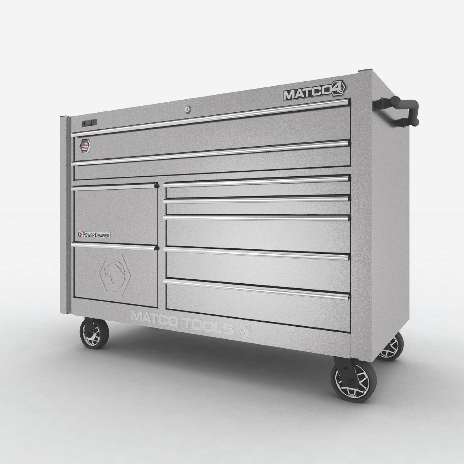 57 x 28 DOUBLE-BAY 4s SERIES TOOLBOX (THUNDERSTORM GRAY/PURPLE)  4228TB-TTP