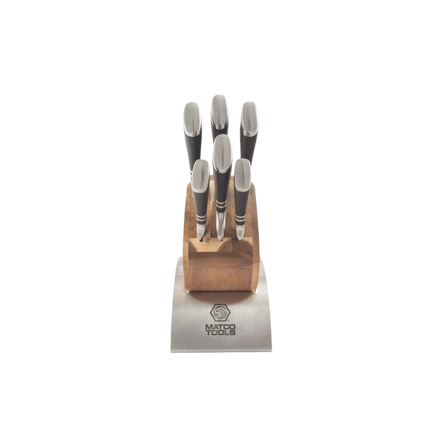 KNIFE SET WITH WOOD BLOCK