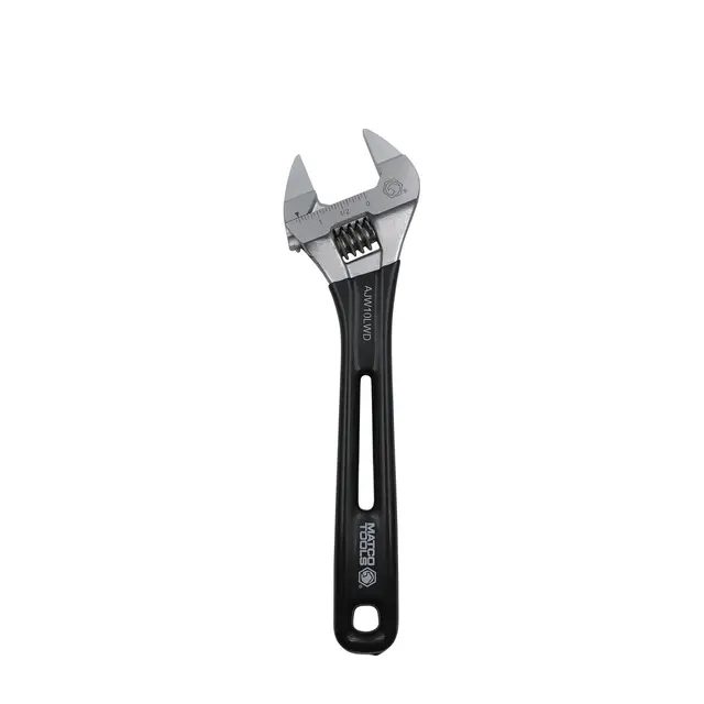 THIN ERGONOMIC LIGHT WEIGHT ADJUSTABLE WRENCH - 10"