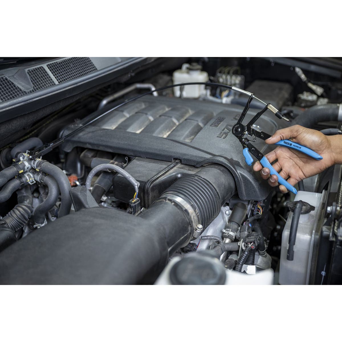 RATCHETING HOSE CLAMP PLIERS BLUE HCPR21B Matco Tools