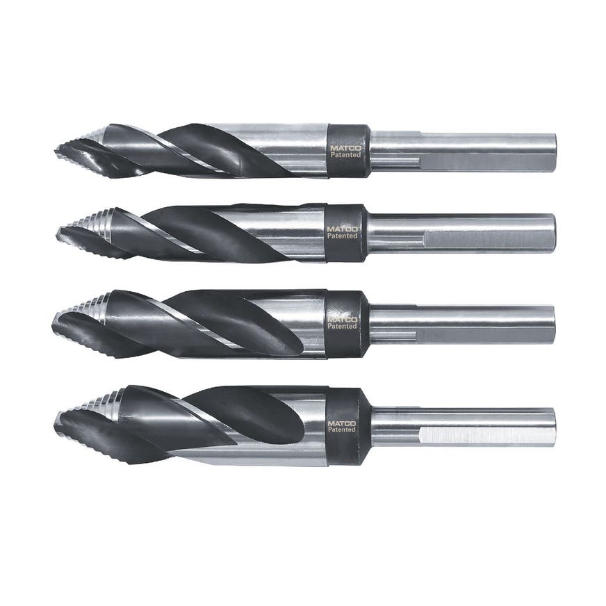HYPERSTEP HIGHSPEED EXTRA LARGE DRILL BIT SET, 4 PIECE DB4HSXL