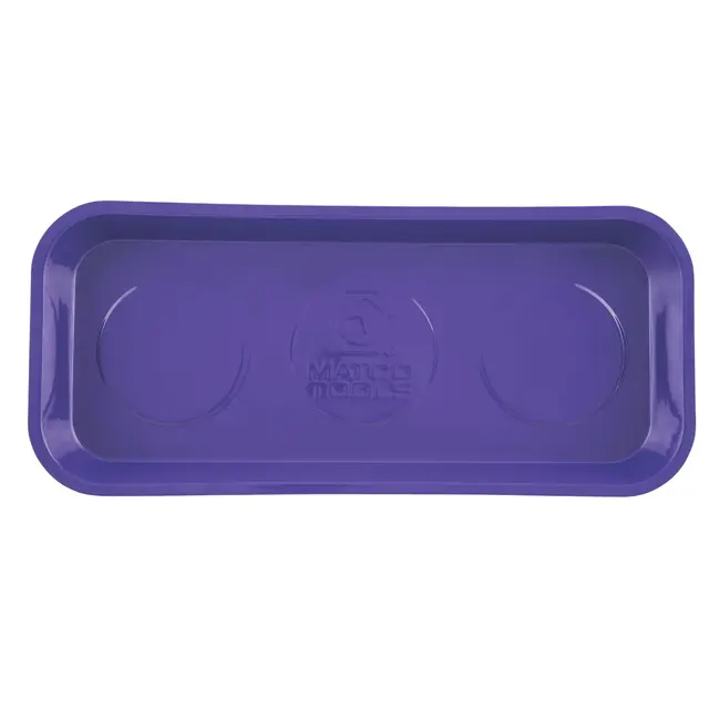 RECTANGULAR MAGNETIC PARTS TRAY 6-1/4" x 14-1/8" - PURPLE