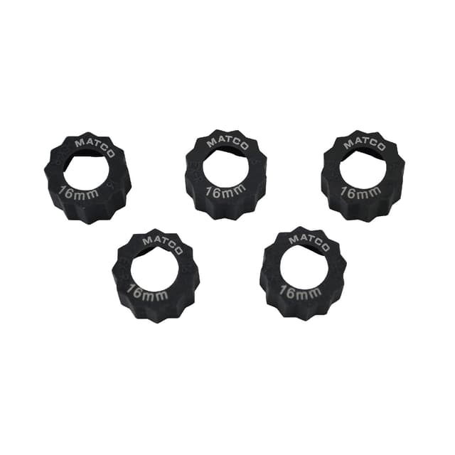 5 PIECE 17MM HEXGRIP EXTRACTOR RING