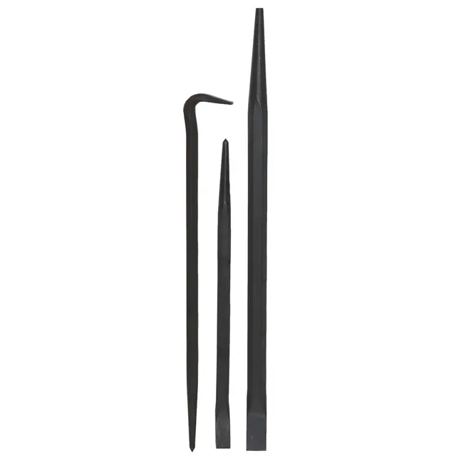3 PIECE LINE UP PRY BAR SET-BLACK