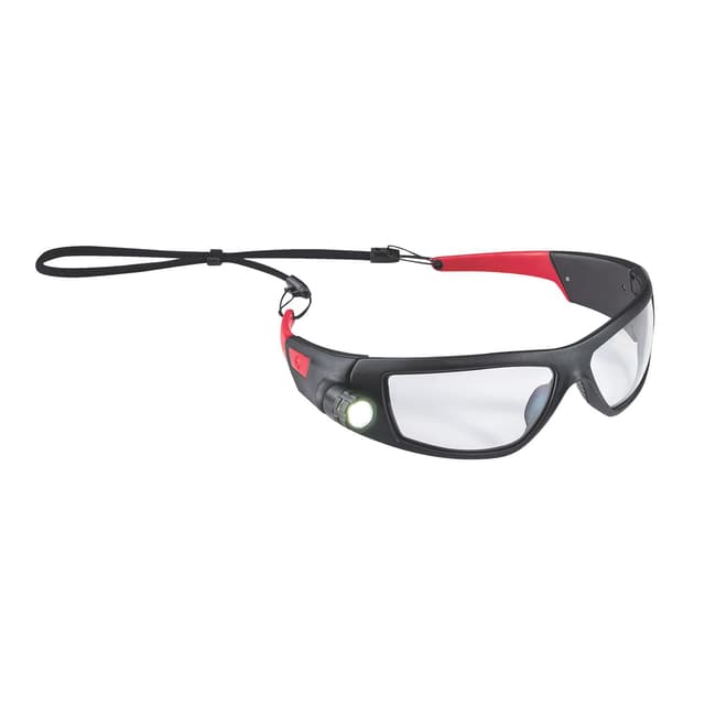 SPG500 SAFETY GLASSES - BLACK/RED
