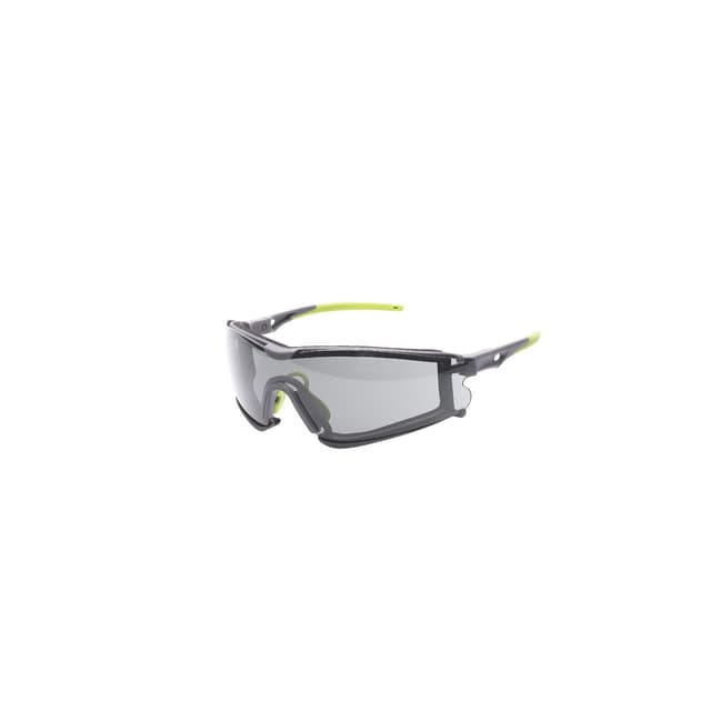 VERATTI® SCUDO ANTI-FOG GRAY/GREEN FRAMES WITH GRAY LENSES SAFETY GLASSES