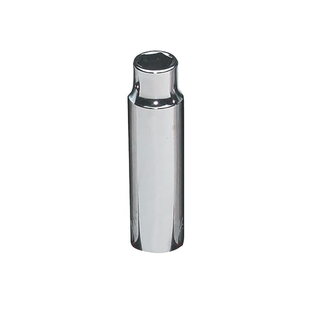 1/2" DRIVE 7/16" SAE 6 POINT DEEP CHROME SOCKET