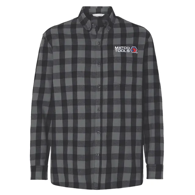 CHARCOAL/BLACK FLANNEL - L