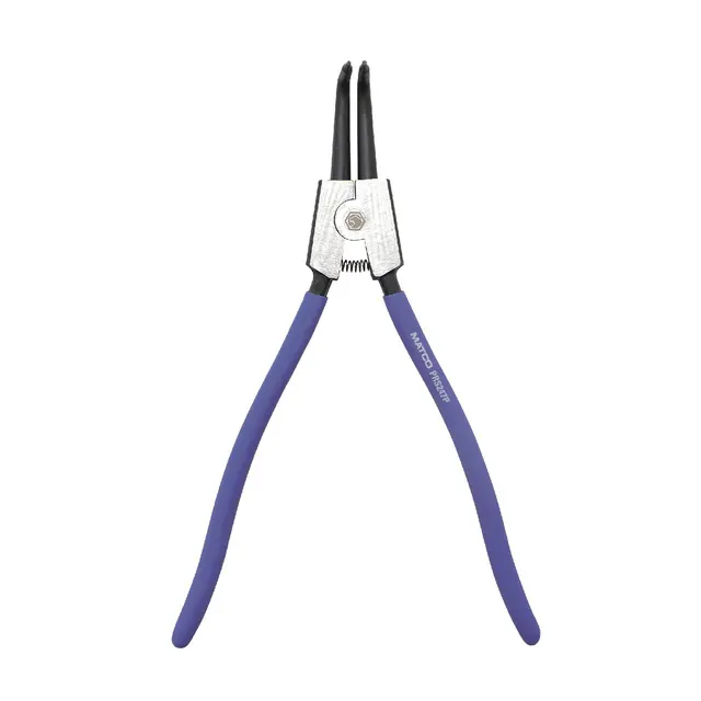 13" EXTERNAL SNAP RING PLIERS BENT NOSE 0.090" - PURPLE