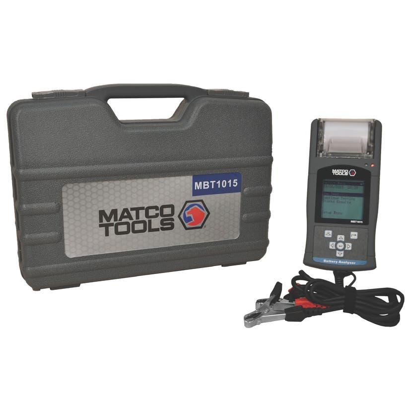 DIGITAL BATTERY TESTER WITH PRINTER MBT1015 Matco Tools