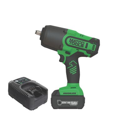 20V+ CORDLESS INFINIUM™ 1/2" HIGH PERFORMANCE IMPACT WRENCH KIT - GREEN
