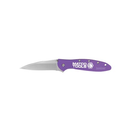 KERSHAW LEEK FOLDING KNIFE, MATCO PURPLE