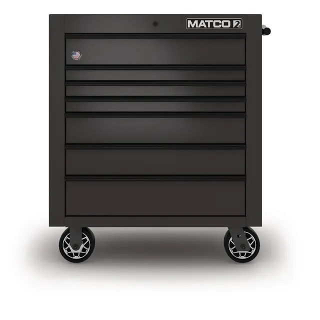 35" x 25" SINGLE-BAY 2s SERIES TOOLBOX (OUTLAW BLACK/BLACK)