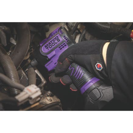 16V CORDLESS INFINIUM™ 3/8" DRIVE STUBBY IMPACT WRENCH KIT - PURPLE