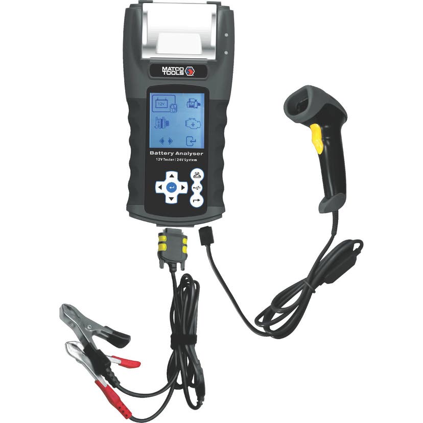 1224V, BATTERY STARTER, GROUND AND CHARGING SYSTEM ANALYZER WITH