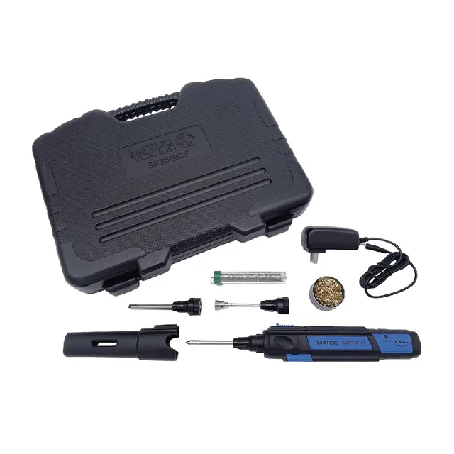 PROFESSIONAL CORDLESS RECHARGEABLE SOLDERING IRON AND KIT