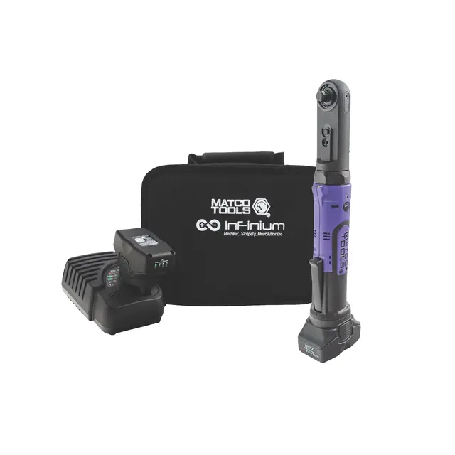 16V CORDLESS INFINIUM™ 3/8" SEALED HEAD RATCHET KIT - PURPLE