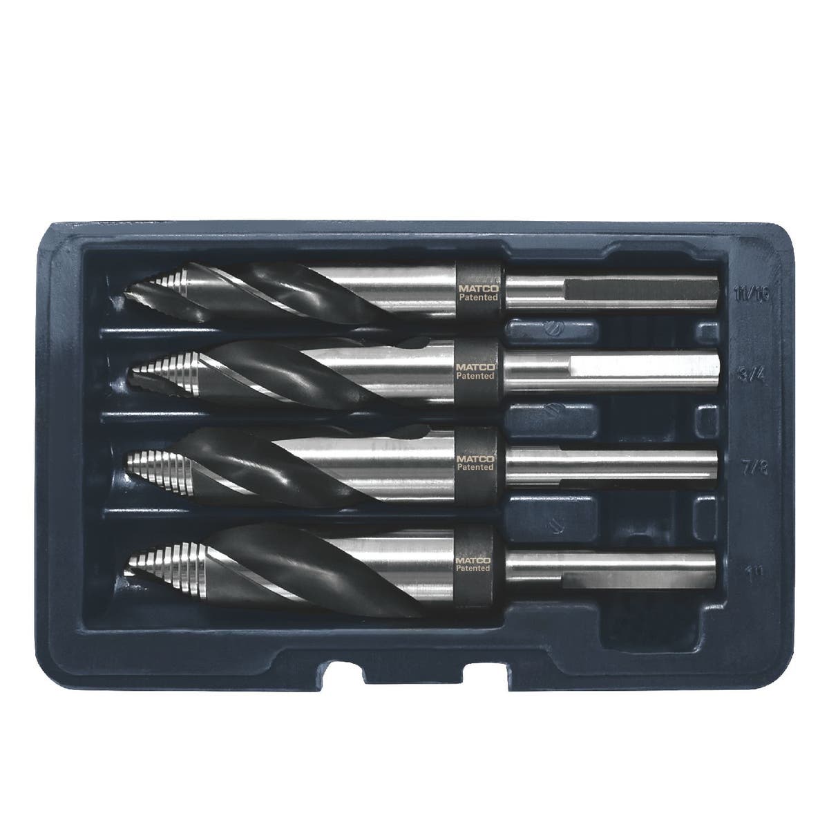 HYPERSTEP HIGHSPEED EXTRA LARGE DRILL BIT SET, 4 PIECE DB4HSXL