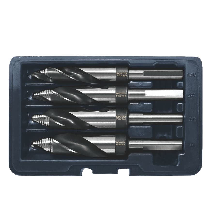 HYPERSTEP HIGHSPEED EXTRA LARGE DRILL BIT SET, 4 PIECE DB4HSXL Matco Tools