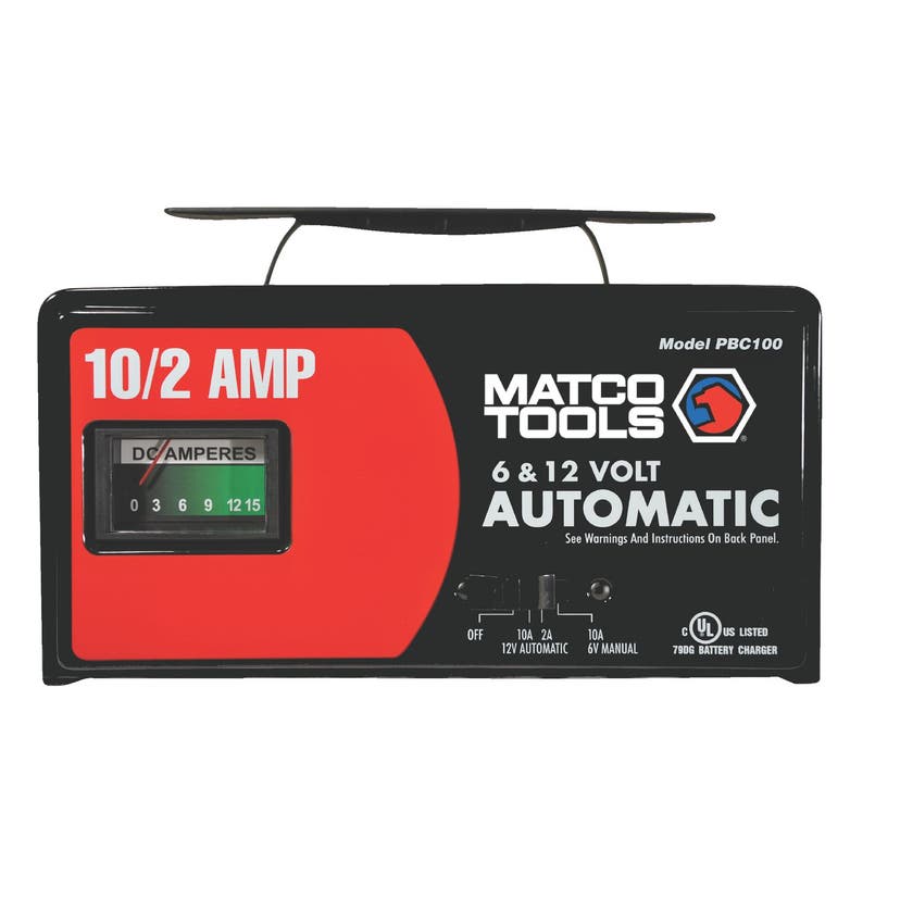 6/12V, 10/2 AMP AUTO CHARGER PBC100 Matco Tools