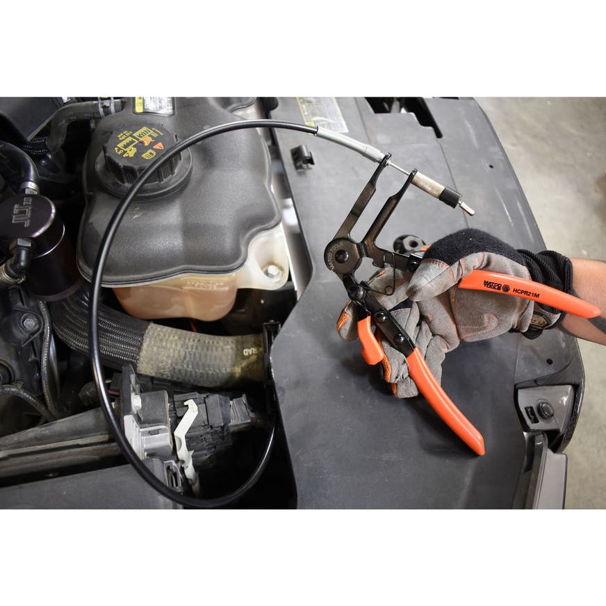 RATCHETING HOSE CLAMP PLIERS ORANGE HCPR21M Matco Tools