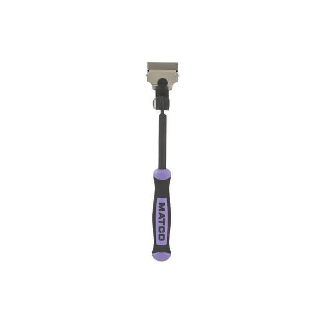 INDEXING RAZOR SCRAPER WITH 10 BLADES - PURPLE