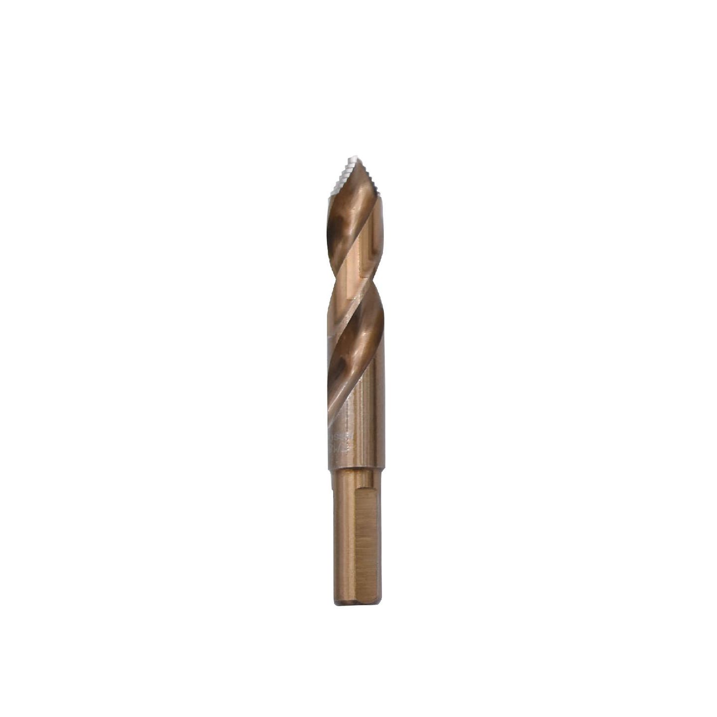 7/16" COBALT HYPER-STEP REDUCED SHANK STUBBY DRILL BIT