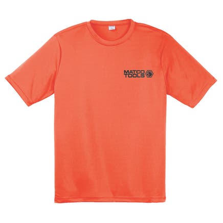 SHORT SLEEVED HIGH VIS ORANGE T-SHIRT - XL