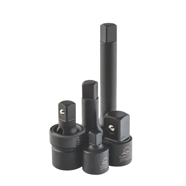 5 PIECE 1/2" DRIVE ADV ADAPTER AND EXTENSION SET