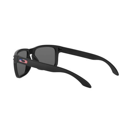HOLBROOK™ MATTE BLACK AND USA FLAG WITH GRAY LENSES