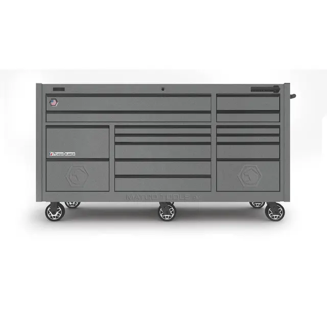 79" x 28" TRIPLE-BAY 4s SERIES TOOLBOX (TOUGH GUNMENTAL GRAY/TACTICAL BLACK)