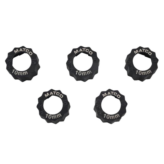 5 PIECE 10MM HEXGRIP EXTRACTOR RING