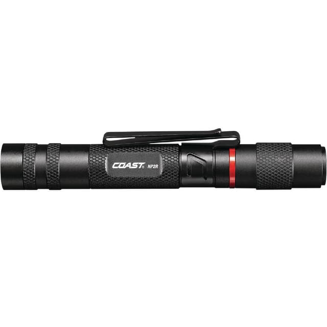 COAST HP2R 250 LUMEN RECHARGEABLE PEN LIGHT - BLACK