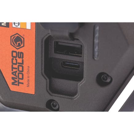1,000 LUMENS MINI HANDHELD RECHARGEABLE FLOODLIGHT - ORANGE