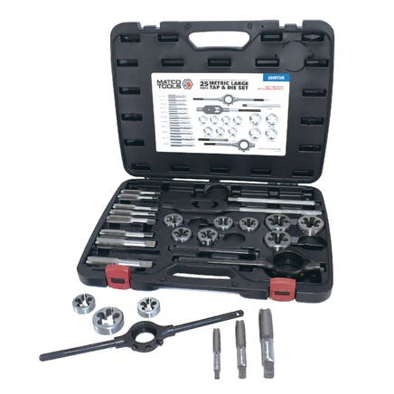 25 PIECE METRIC LARGE TAP AND DIE SET