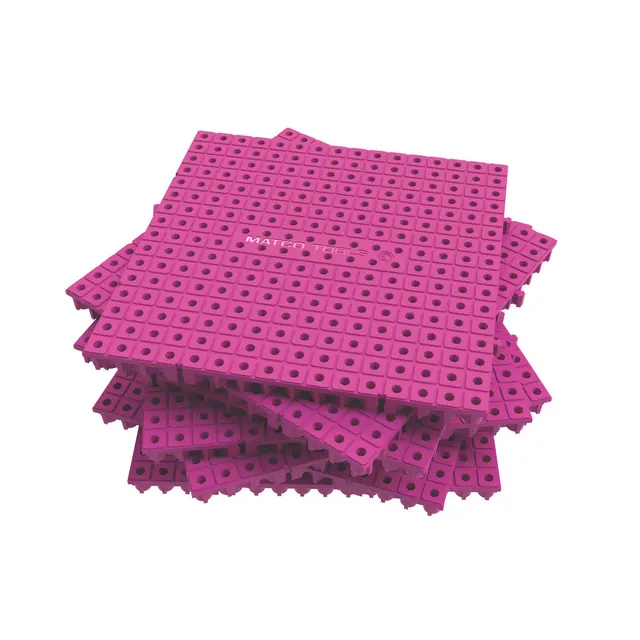 MAGENTA MODULAR 6" X 6" ORGANIZATION BOARD 16 PIECE