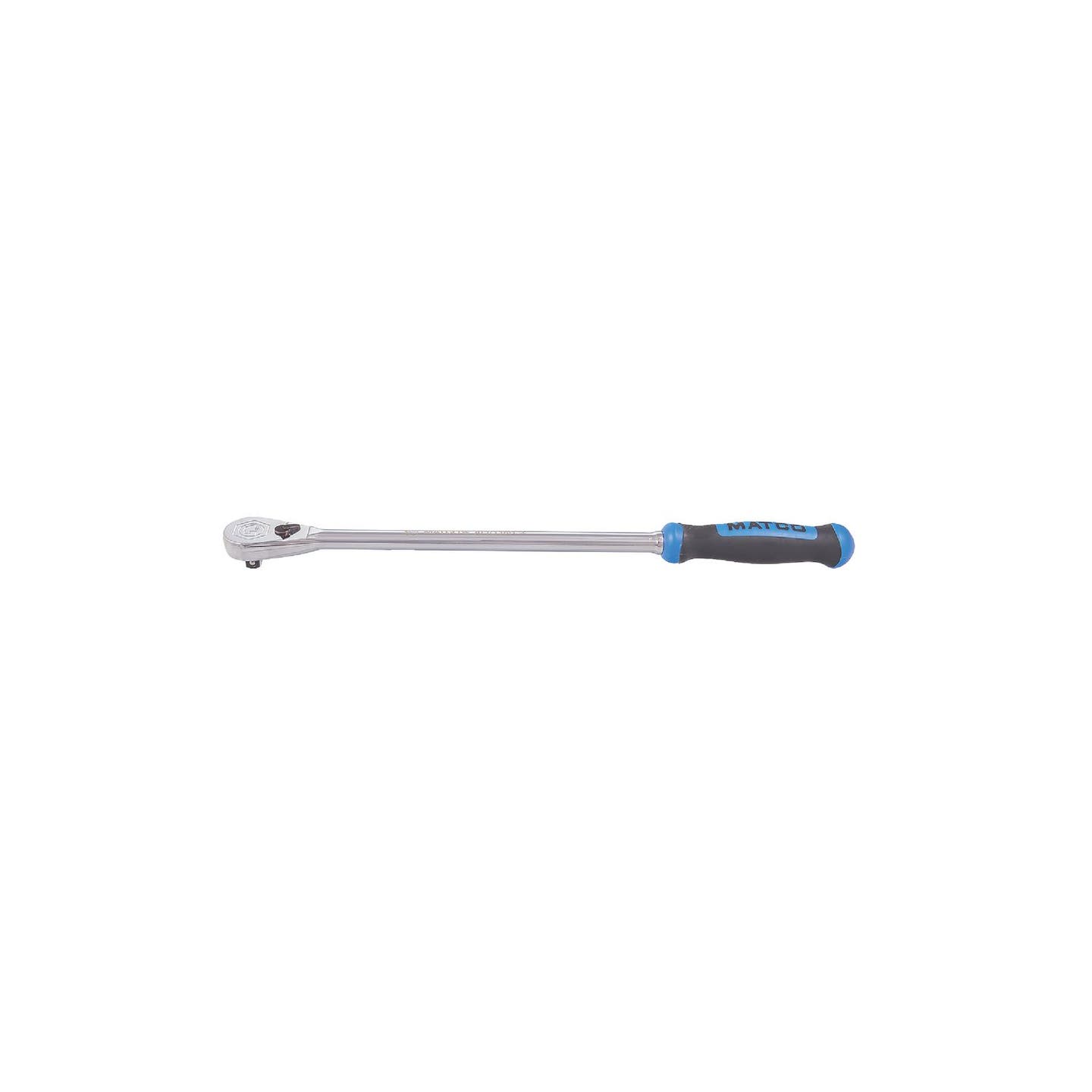 1/4" DRIVE 11-3/4" EIGHTY8 TOOTH FIXED RATCHET WITH ERGO HANDLE - BLUE