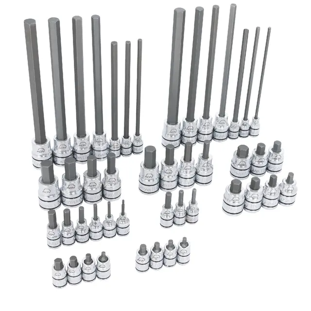 46 PIECE 1/4" AND 3/8" DRIVE ADV MASTER HEX BIT SOCKET SET